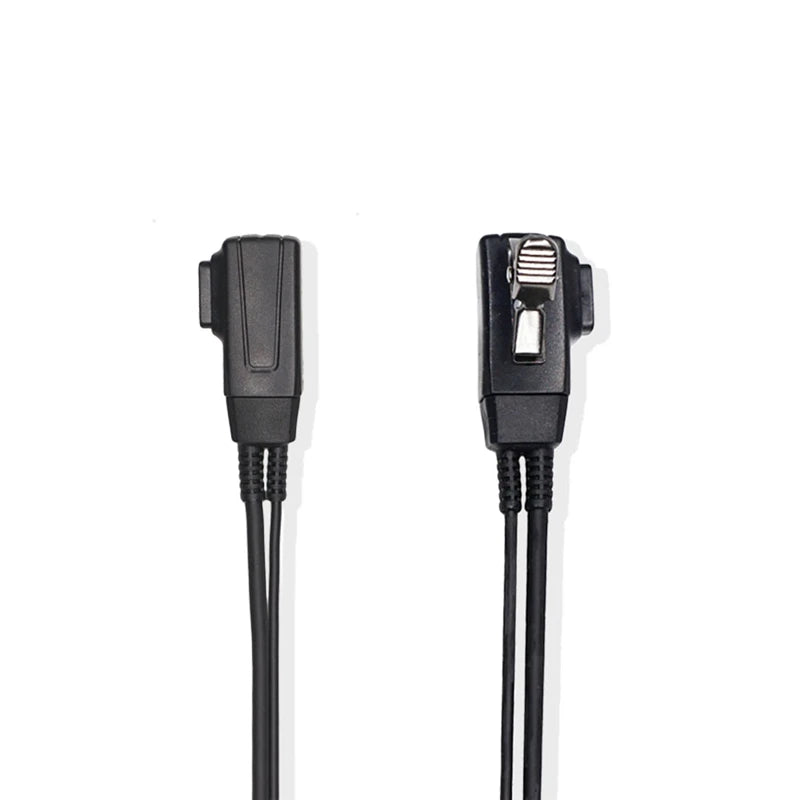 2 Pin PTT MIC Headset Covert Acoustic Tube In-ear Earpiece For Kenwood TYT Baofeng UV-5R BF-888S CB Two Way Radio Accessories