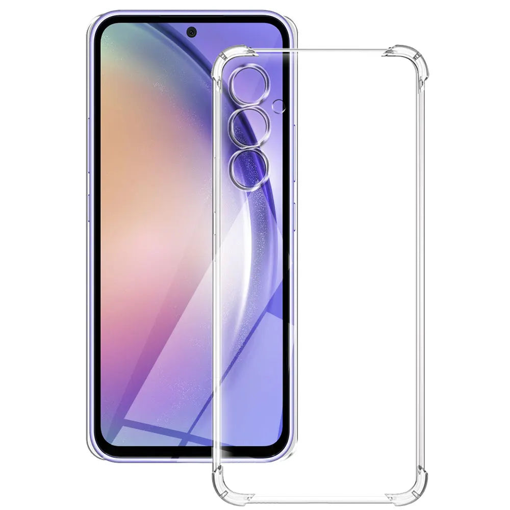 Shockproof Clear Silicone Case For Samsung Galaxy A15 A25 A35 A55 A05 S A04 S A14 A24 A34 A54 A12 A22 A32 A13 A23 A33 A53 A73