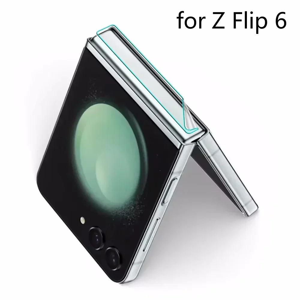For Samsung Galaxy Z Fold Flip 7 6 5 Hinge Protector Hydrogel Film Anti-Scratch Protective Border Sticker For ZFlip7 Fold7 Filp6