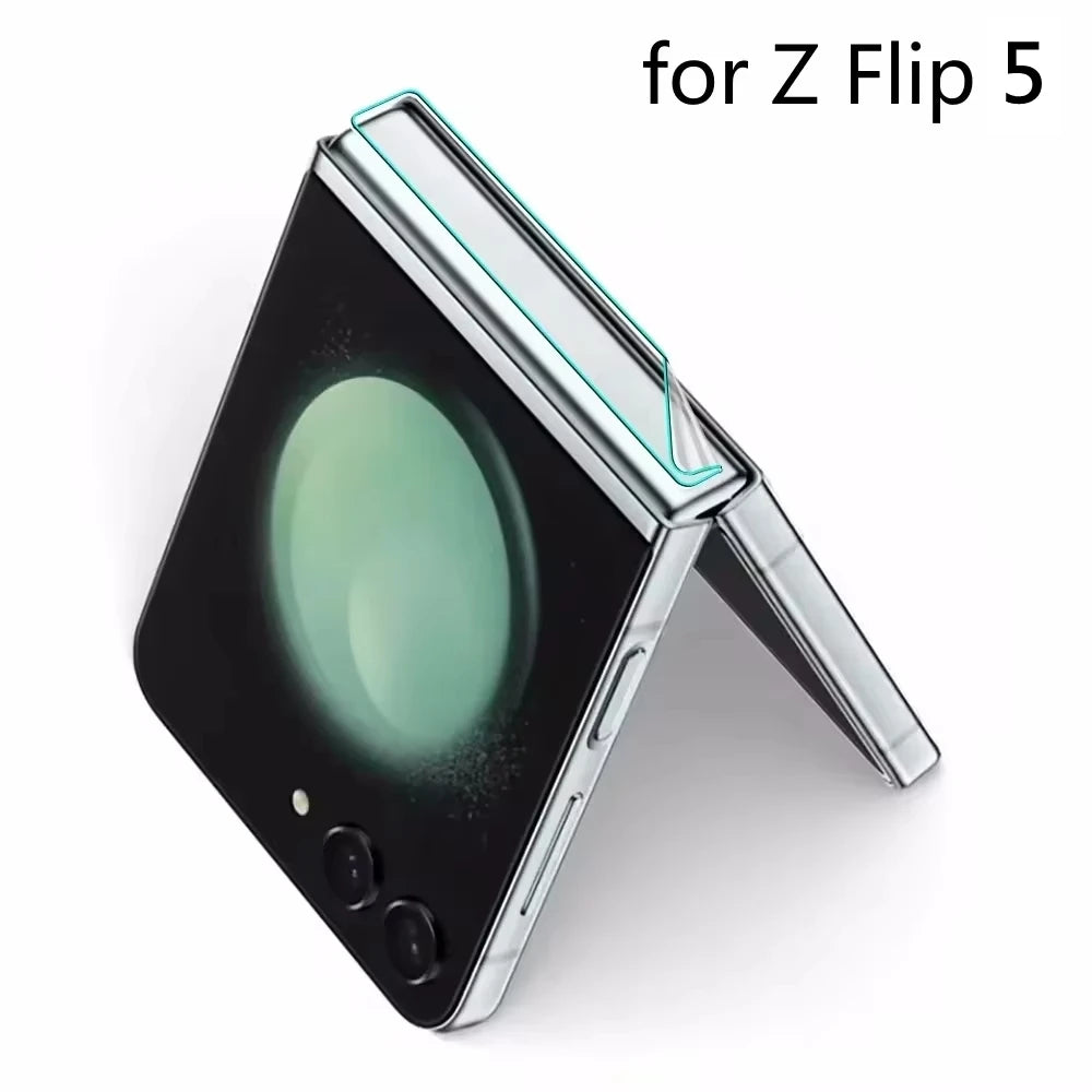 For Samsung Galaxy Z Fold Flip 7 6 5 Hinge Protector Hydrogel Film Anti-Scratch Protective Border Sticker For ZFlip7 Fold7 Filp6