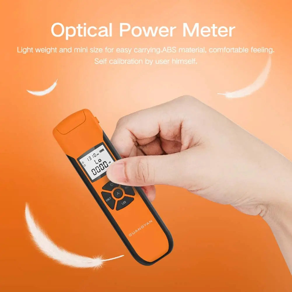 G10 Fiber Optic Power Meter Optical Tester Tool Network Cable Test OPM LED Lighting VFL USB Charging