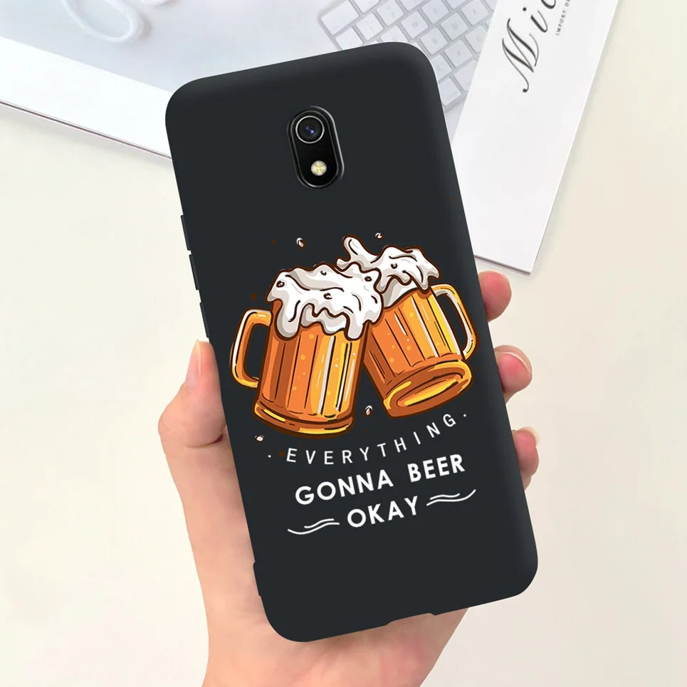 For Xiaomi Redmi 8A 8 Note 8 Pro 8T Case 2023 New Fashion Painting Bumper Funda Soft Silicone TPU Redmi8 Note8 Pro Back Cover