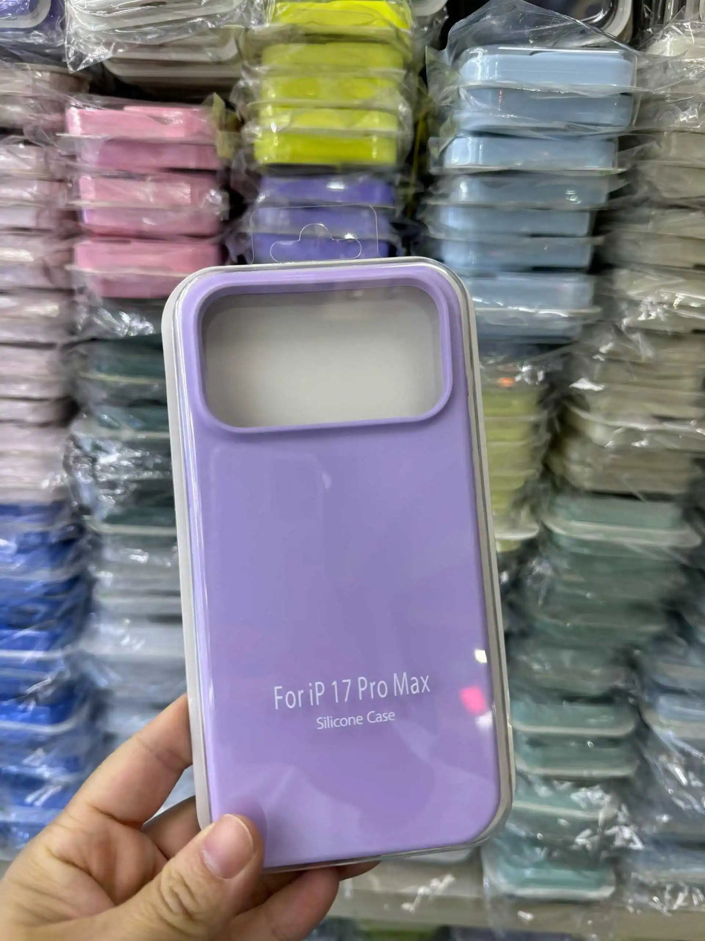 Official Liquid Silicone Skin Feel Case For IPhone 18 Pro Max 17 Pro Air Macaron Solid Candy Colour Color with Packet Box Cover