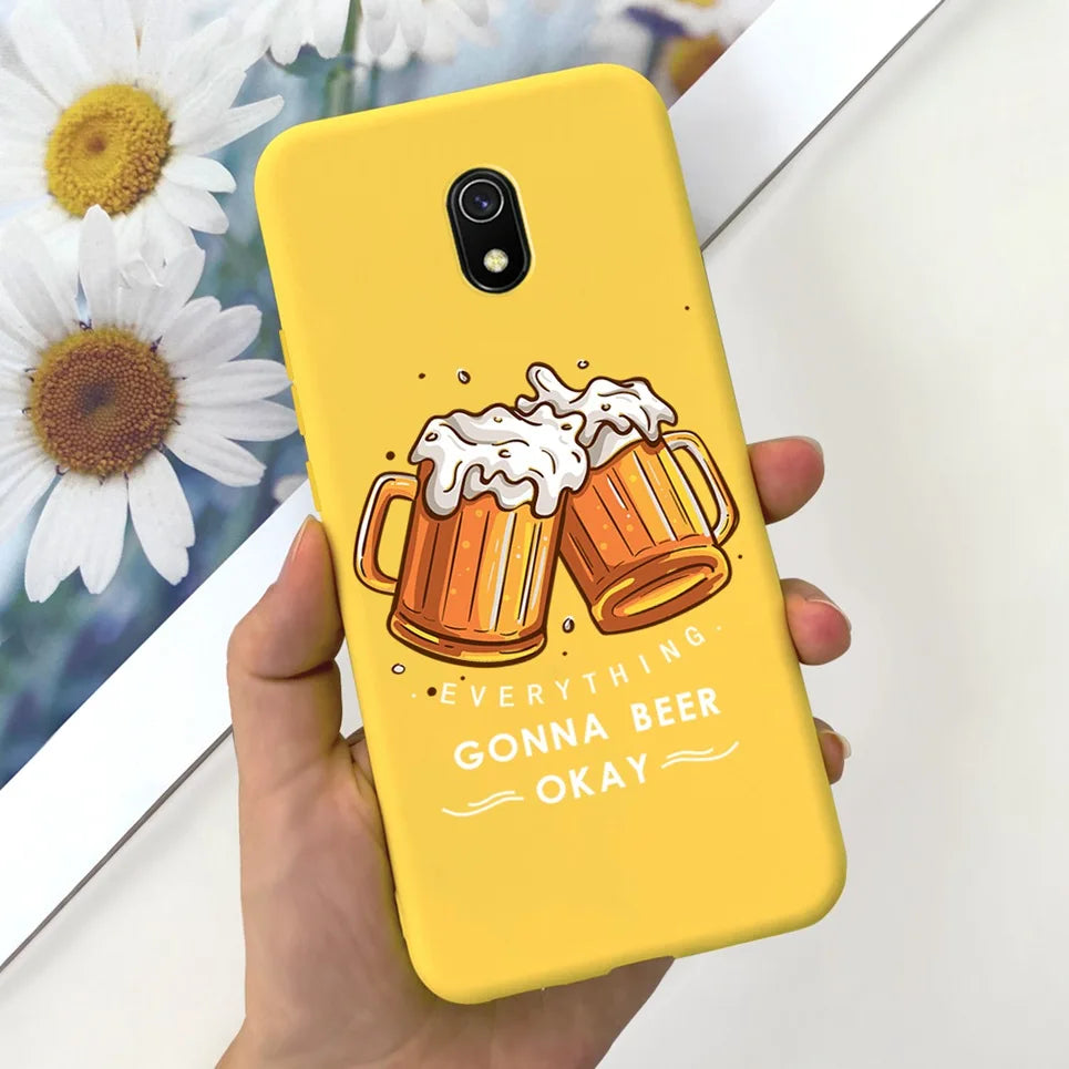 For Xiaomi Redmi 8A 8 Note 8 Pro 8T Case 2023 New Fashion Painting Bumper Funda Soft Silicone TPU Redmi8 Note8 Pro Back Cover