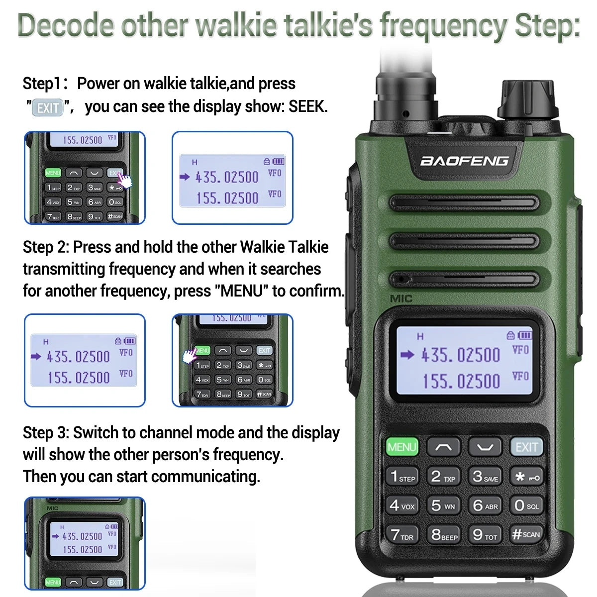 BaoFeng M-13 PRO V1 V2 High Power Multi Band Walkie Talkie Type C Charger Long Range Upgraded UV-13 PRO V1 V2 Ham Two Way Radio