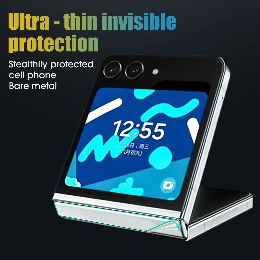 For Samsung Galaxy Z Fold Flip 7 6 5 Hinge Protector Hydrogel Film Anti-Scratch Protective Border Sticker For ZFlip7 Fold7 Filp6