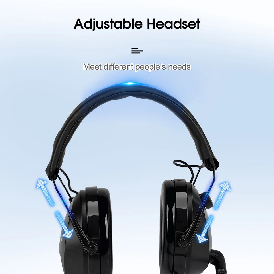 Retevis KM Headset with Noise Reduction Rotatable Boom Microphone for Baofeng UV-5R Quansheng UV K5 UV K6 UV K58 Walkie Talkie