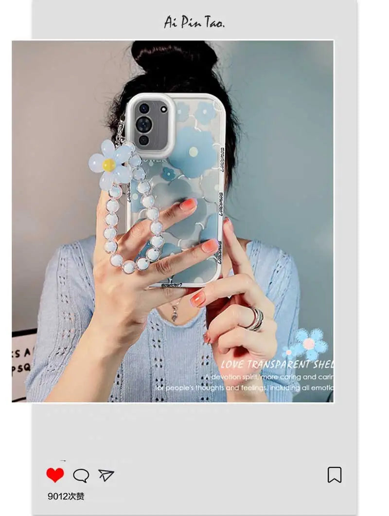 Pink Flower Bear 3D Penda Tpu Case For Honor X7 X8 X9 5G X7A 4G X8A X9A X6 X6S 9X 50 70 20 90 Magic 4 5 Lite Cover