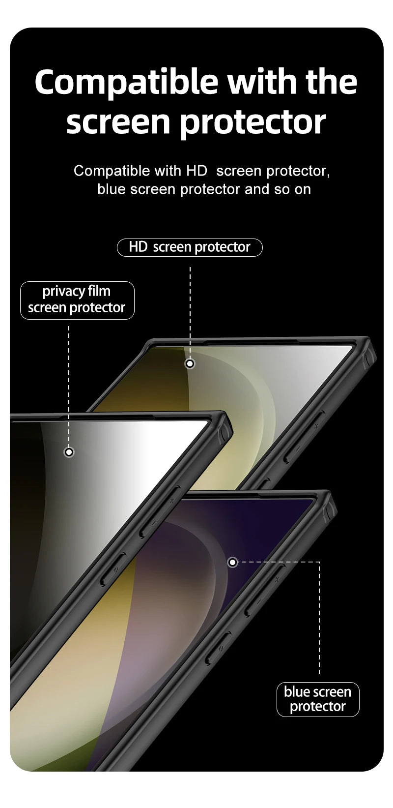 Airbags Shockproof Magnetic Wireless Charging Case Shell For Samsmung Galaxy S25 S24 S23 Ultra FE S24 Plus S24+ S23+ Armor Cover