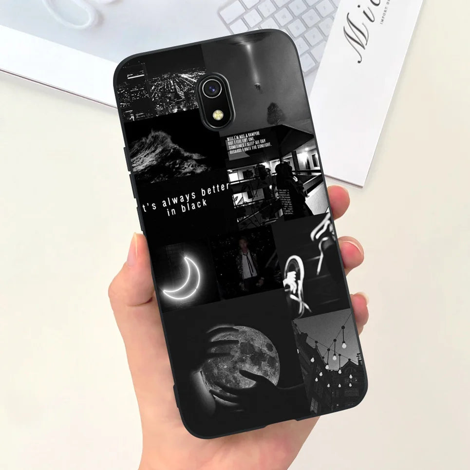 For Xiaomi Redmi 8A 8 Note 8 Pro 8T Case 2023 New Fashion Painting Bumper Funda Soft Silicone TPU Redmi8 Note8 Pro Back Cover