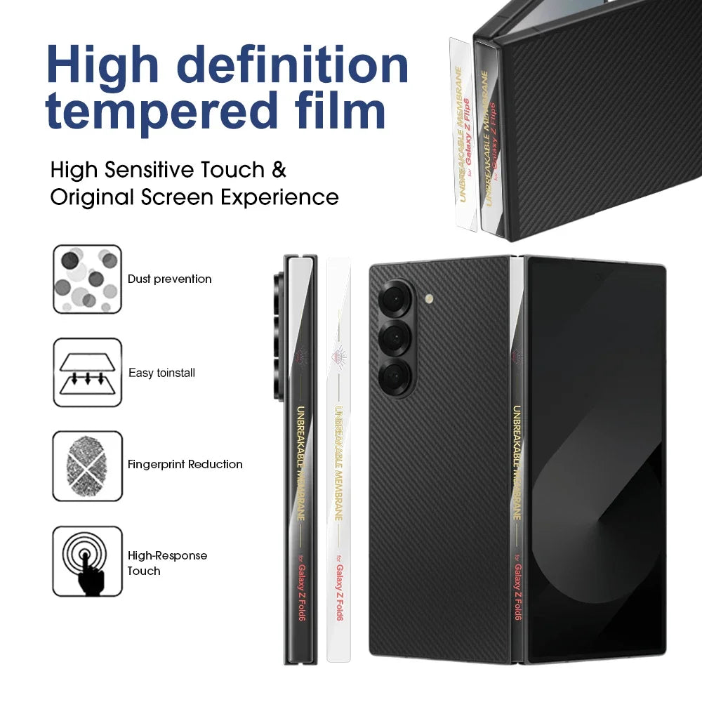 For Samsung Galaxy Z Fold Flip 7 6 5 Hinge Protector Hydrogel Film Anti-Scratch Protective Border Sticker For ZFlip7 Fold7 Filp6