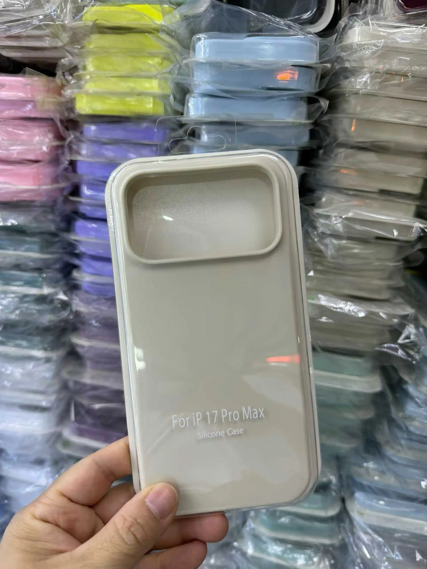 Official Liquid Silicone Skin Feel Case For IPhone 18 Pro Max 17 Pro Air Macaron Solid Candy Colour Color with Packet Box Cover