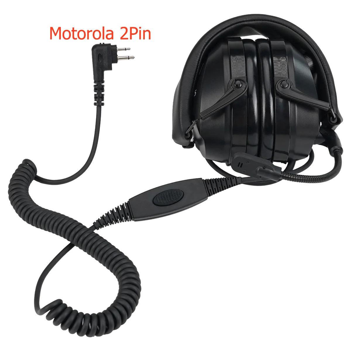Retevis KM Headset with Noise Reduction Rotatable Boom Microphone for Baofeng UV-5R Quansheng UV K5 UV K6 UV K58 Walkie Talkie