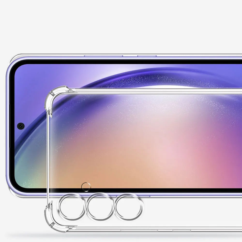 Shockproof Clear Silicone Case For Samsung Galaxy A15 A25 A35 A55 A05 S A04 S A14 A24 A34 A54 A12 A22 A32 A13 A23 A33 A53 A73