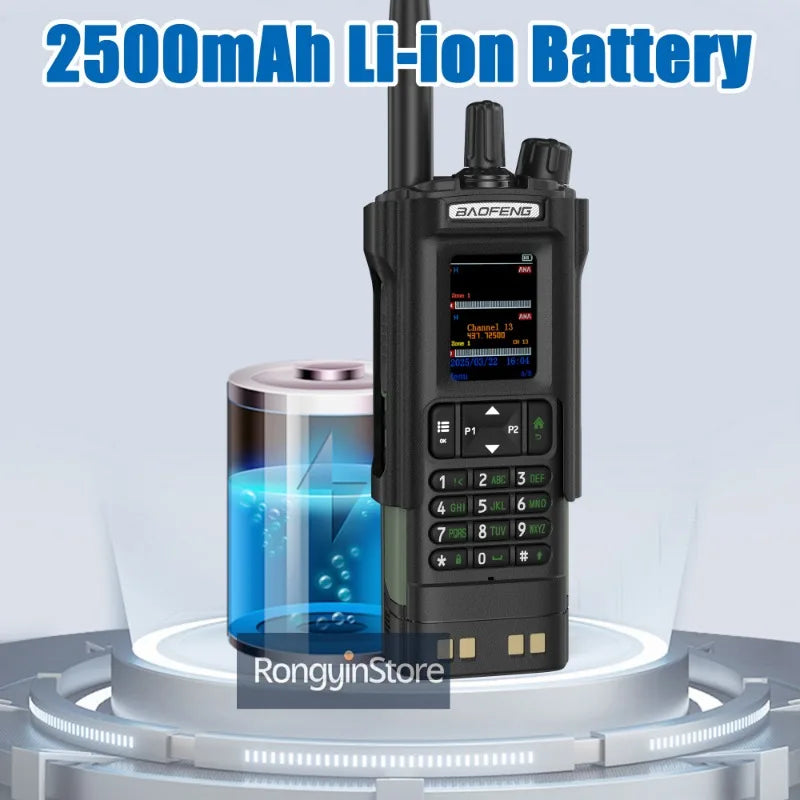 BAOFENG DM-32 with Belt Holster DMR Radio Digital Walkie Talkie GPS APRS 999 Channel Dual Mode Analog Dual Time Slot For Hiking