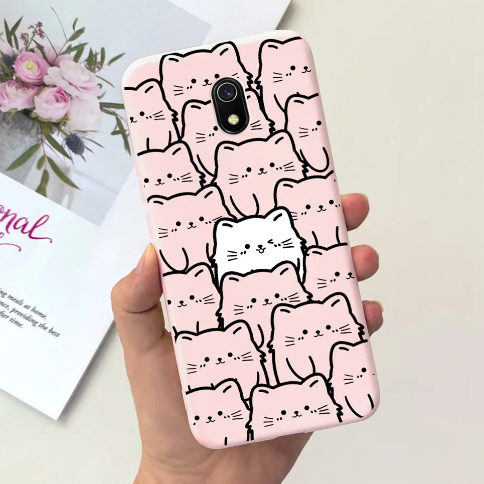 For Xiaomi Redmi 8A 8 Note 8 Pro 8T Case 2023 New Fashion Painting Bumper Funda Soft Silicone TPU Redmi8 Note8 Pro Back Cover