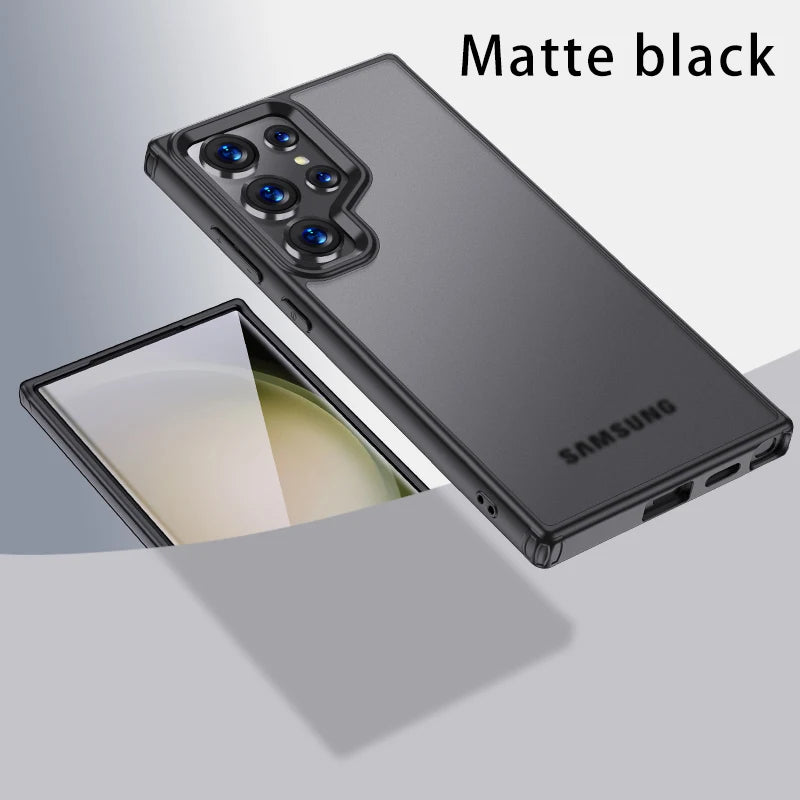 Airbags Shockproof Magnetic Wireless Charging Case Shell For Samsmung Galaxy S25 S24 S23 Ultra FE S24 Plus S24+ S23+ Armor Cover
