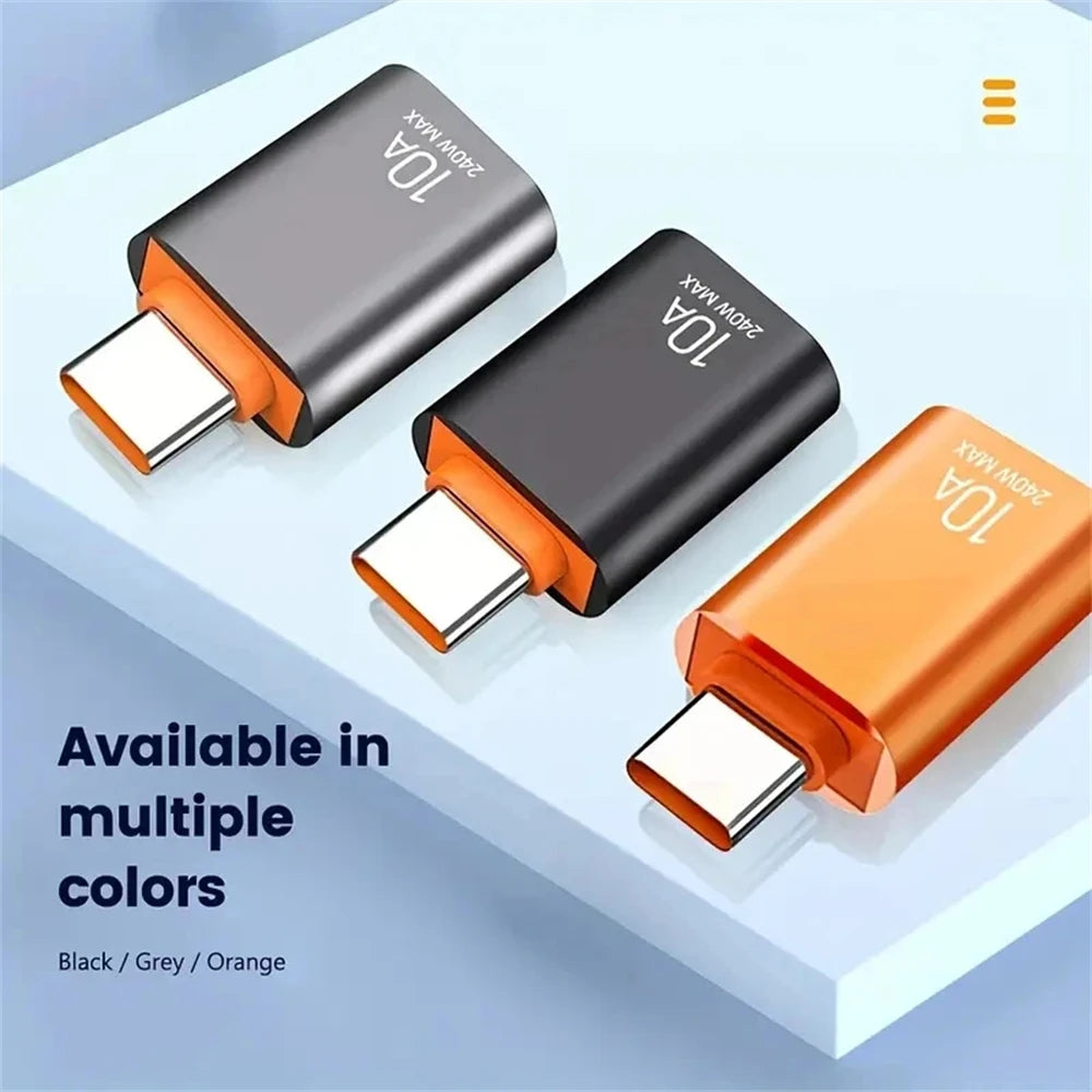 NINIBIL 10A OTG USB 3.0 To Type C Adapter USB Female To Type c Male Fast Charging adadpter OTG USB C For Xiaomi Samsung Laptop