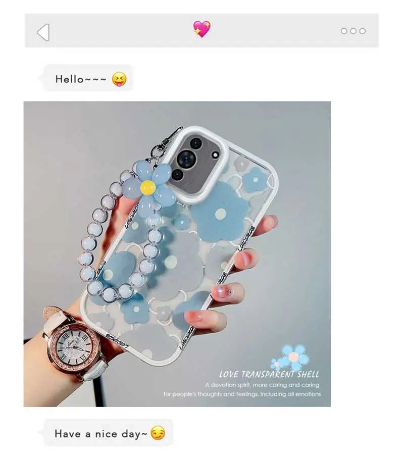 Pink Flower Bear 3D Penda Tpu Case For Honor X7 X8 X9 5G X7A 4G X8A X9A X6 X6S 9X 50 70 20 90 Magic 4 5 Lite Cover