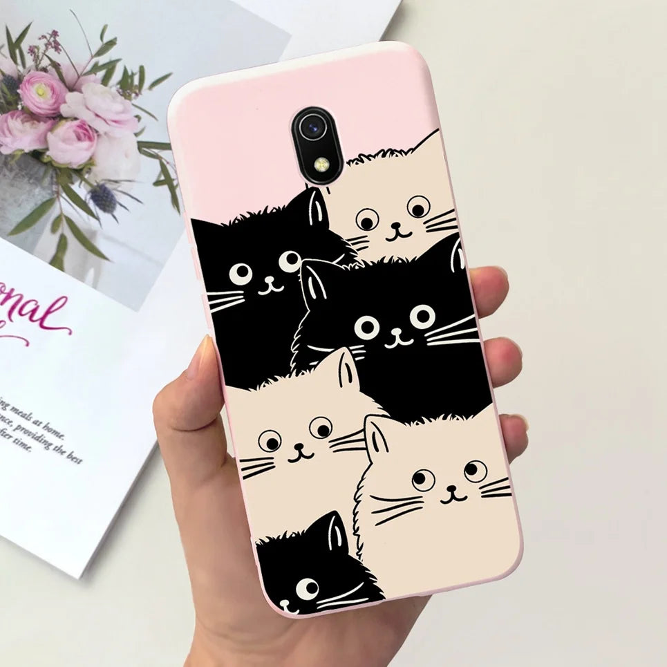 For Xiaomi Redmi 8A 8 Note 8 Pro 8T Case 2023 New Fashion Painting Bumper Funda Soft Silicone TPU Redmi8 Note8 Pro Back Cover