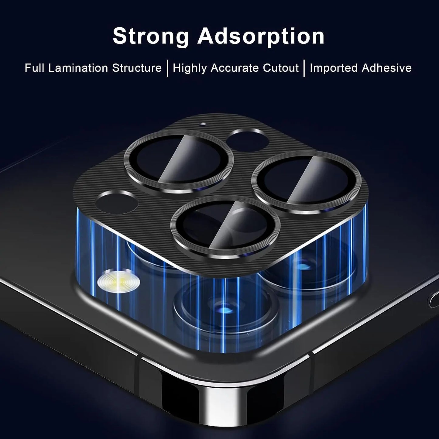 Metal Glass Camera Lens Protector Cover for iPhone 17 Air 16 15 Pro Max 14 Plus 13 Mini 12 11 15Pro 14Pro 16Pro Protection Flim