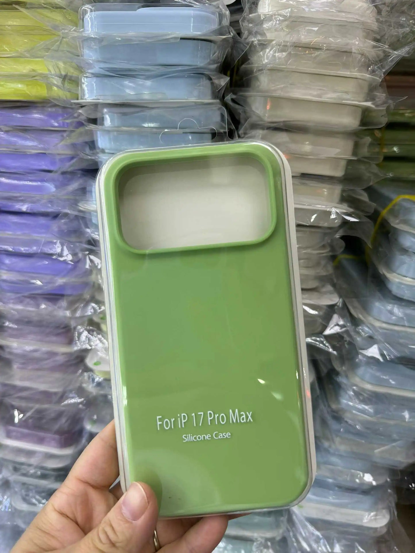 Official Liquid Silicone Skin Feel Case For IPhone 18 Pro Max 17 Pro Air Macaron Solid Candy Colour Color with Packet Box Cover