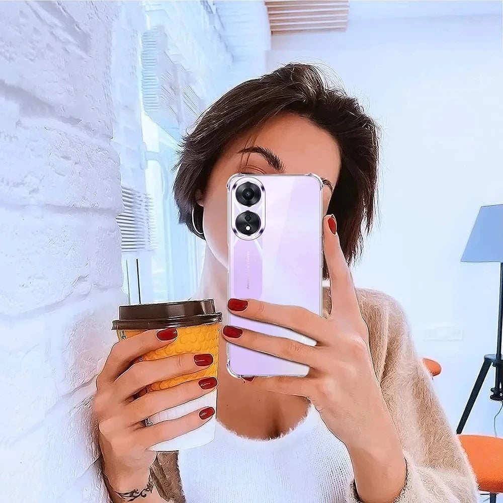 Shockproof Airbag TPU Case for OPPO A60 A79 5G A98 A78 A58 A38 A18 A77 A57 A57S A17 A96 A16 Protective Cover Capa Fundas Coque