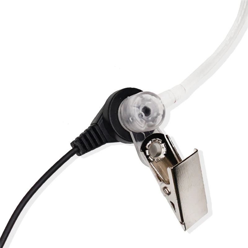 2 Pin PTT MIC Headset Covert Acoustic Tube In-ear Earpiece For Kenwood TYT Baofeng UV-5R BF-888S CB Two Way Radio Accessories