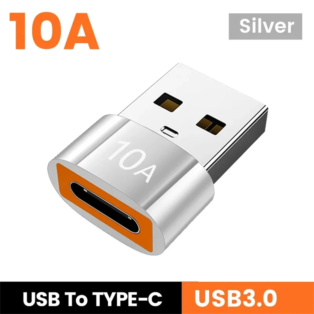 NINIBIL 10A OTG USB 3.0 To Type C Adapter USB Female To Type c Male Fast Charging adadpter OTG USB C For Xiaomi Samsung Laptop