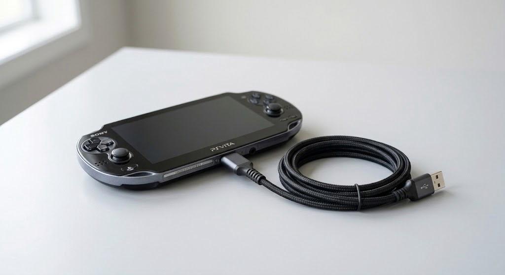 2 in 1 USB Charging Cable 1M Game Machine Charger Cable Transfer Adapter Wire Data Charging Data Cord For Playstation Vita 1000